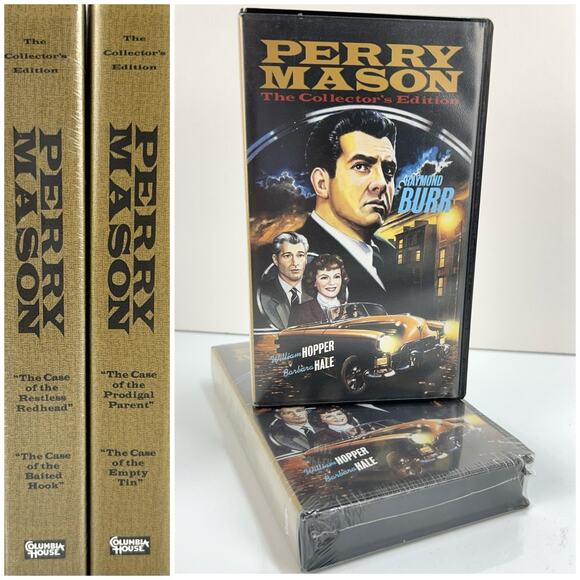 2x Perry Mason Collector's Edition VHS Tapes 4 Episodes '57 '58 -EUC & 1 NEW - Picture 2 of 16